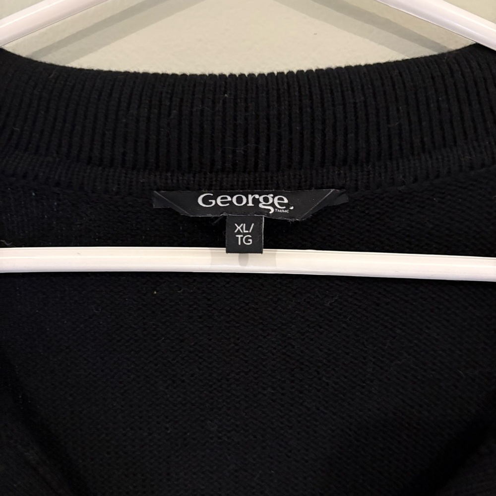 ☀️Classic Black Knit Sweater XL - Picture 4 of 5